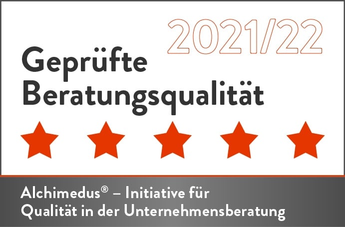 Nachweis über "Geprüfte Beratungsqualität" 2021/2022 der Glassl & Brandel Unternehmensberatung Esslingen Stuttgart